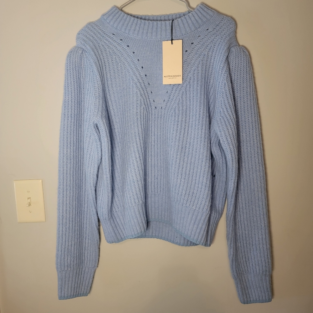 SCOTCH AND SODA Baby blue sweater